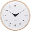 Dizajnové nástenné hodiny Karlsson 5995WH biele,priemer 30 cm