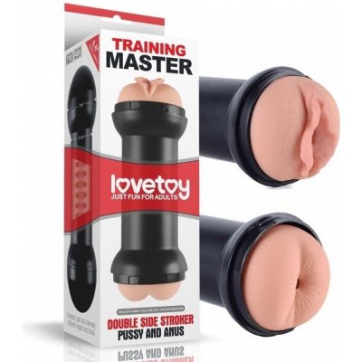 Lovetoy Training Master Double Side Stroker Pussy and Anus, obojstranný masturbátor – vagína a anál