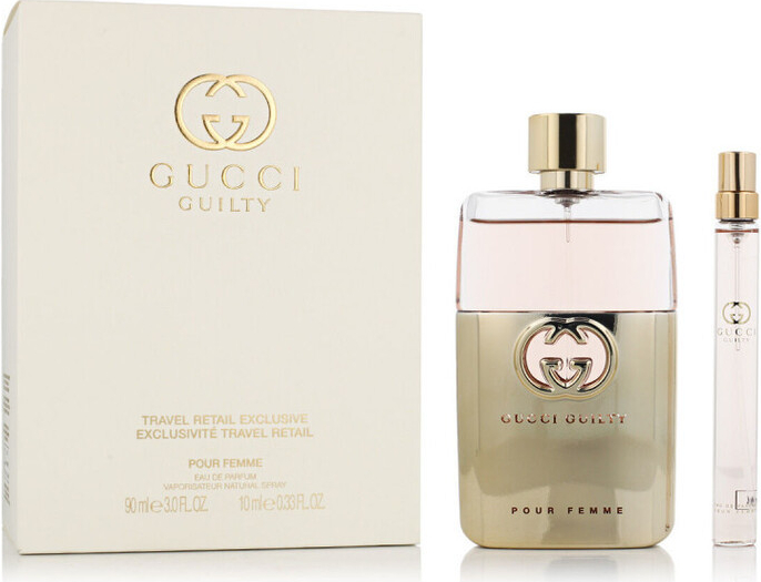 Gucci Guilty Pour Femme Eau de Parfemu Darčeková sada dámska parfumovaná voda 90 ml a miniaturka dámska parfumovaná voda 10 ml