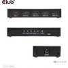 Club3D Video rozbočovač 1:4 HDMI 2.0 4K120Hz, 4 porty, černá