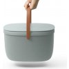 QUALY DESIGN Nádoba na kompostovateľný odpad Foody 10380, 7L, sivý