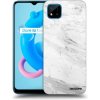 Picasee silikónový prehľadný obal pre Realme C11 (2021) - White marble