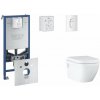 Grohe Rapid SLX Set predstenovej inštalácie, klozetu, dosky SoftClose a tlačidla Arena Cosmopolitan, alpská biela SANI11BB3110-GR