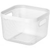 TORO ÚLOŽNÝ KÔŠ BIELY KOV 23,9X23,9X17CM