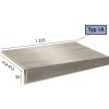 Karndean International Ecoline Step - Schod bez nosu - 1A/9506 Dub biely polárny