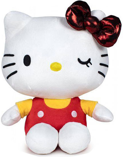 Hello Kitty 50.výročí červená 32 cm