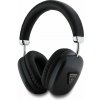 Guess Saffiano PU Leather Triangle Logo Bluetooth Wireless Headphones - černá, GUBHK1SATSK