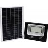V-TAC Solárny LED reflektor VT-300W, 50 W, 6000 K, s panelom + diaľkové ovládanie