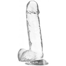 Xray Clear Cock With Balls 20cm X 4.5cm