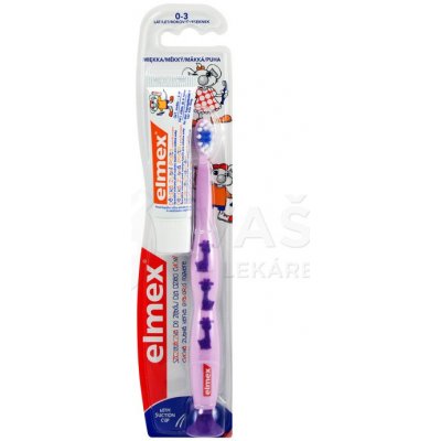 Elmex cvičný zubná kefka pre deti od 0-3 rokov