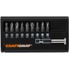 Craftomat Standard Sada bitov, drážka: PH, PZ, Torx, veľkosť: 1, 2, 3, 15, 20, 25, 9 ks, 05206692001