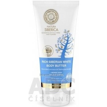 Natura Siberica husté sibírskej biele telové maslo 200 ml