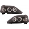 KITT Predné svetlá Angel Eyes vhodné pre Dacia Logan (2004-2008) Black