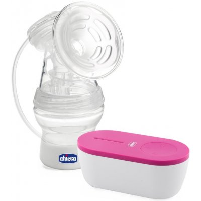 CHICCO Odsávačka materského mlieka elektrická prenosná Travel Pink USB 09199.50