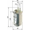 Palivový filter BOSCH 0 450 906 407 0 450 906 407