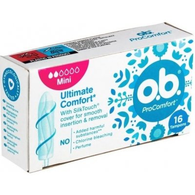 o.b. o.b. Pro Comfort Mini, hygienické tampóny 16ks