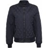 Urban Classics dámska prešívaná bomber bunda Modrá