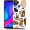 Picasee silikónový čierny obal pre Huawei Nova 3 - Frenchies