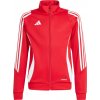 Pánska mikina adidas, TIRO24 TRAINING TOP Červená,Biela 116