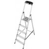 Jednostranný schodík, 5 priečok, hliníkový, KRAUSE 