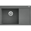 Granitový drez RIM 780 L Titanium 500 x 780 mm sivá SIGRI78050072L
