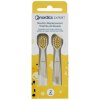 Nordics oral care Náhradné hlavice na detské sonické zubné kefky žlté Nordics 2ks deti
