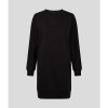 Karl Lagerfeld Big Logo Sweat Dress čierna