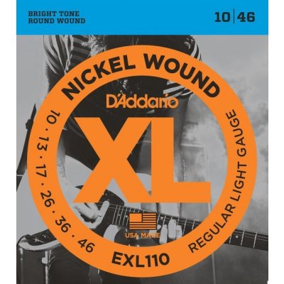 D´Addario EXL-110 Nickel Wound Regular Light CLUB