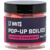 Plávajúce Boilies LT Baits Pop Up Extreme Strawberry 12mm 40gr