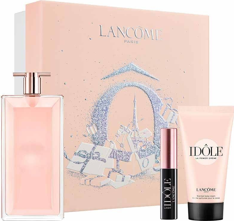 Lancôme Idôle EDP 50 ml + telový krém 50 ml + řasenka Lash Lifting Mascara 2,5 ml 01 glossy black darčeková sada