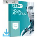 ESET NOD32 Antivirus 4 lic. 24 mes.