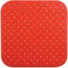 MSV protišmyková podložka do sprchy Class, červená, 54 × 54 cm