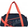 Dámska športová taška Fitforce AMAROK tmavo modrá,Oranžová,Biela