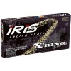 IRIS 530 XR-116 REŤAZ (116-ČLANKOV) X-RING (OTVORENY + NITOVACIA SPOJKA) zlatý (DO 1000CCM) (41,0KN)