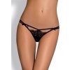 Tangá Intensa double thong - Obsessive Veľkosť: S/M, Farby: čierna