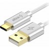 AlzaPower AluCore Charge USB-A to USB-C 2.0 2m biely APW-CBTC2020S