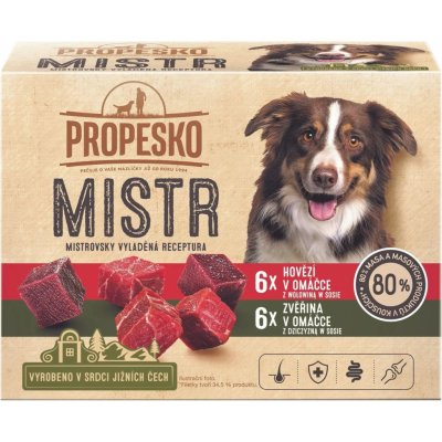 Propesco mister filetky zverina a hovädzie v omáčke 12 x 85 g