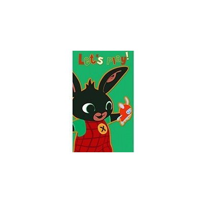 TipTrade detský uteráčik 30 x 50 cm Zajačik Bing Čas na hranie