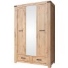 Kondela Skriňa 3D2S so zrkadlom, dub wotan, MORATIZ