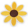 Veľká nažehlovačka kvet žltá 1ks
