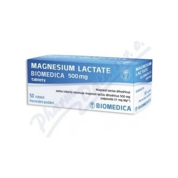 Magnesium lactate 500 mg tabliet nob.100 x 500 mg