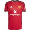 Pánsky futbalový dres adidas, MANCHESTER UNITED FC HOME JERSEY červená,biela,mix L