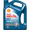 SHELL Motorový olej Helix SN+ HX7 5W-40, 550053770, 4L