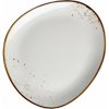 Mäser Oválný tanier Pintar White hnedé bodky 29 x26 cm, L