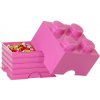 LEGO Storage LEGO úložný box 4 Varianta: Box růžová (4 Knobs 4003)