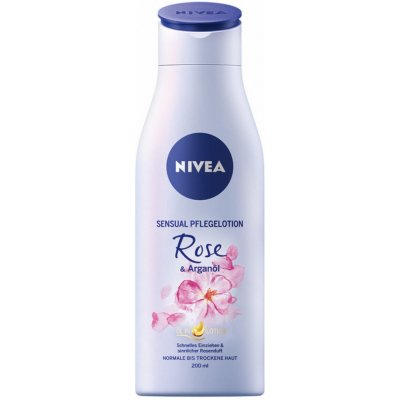 Nivea Rose telové mlieko s olejom Ruža & arganový olej 400 ml