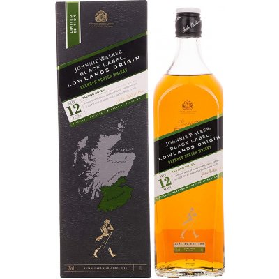 Johnnie Walker Black Label LOWLANDS ORIGIN Limited Edition 12y 42% 1 l (čistá fľaša)