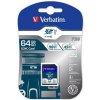 Verbatim paměťová karta Secure Digital Card Pro U3, 64GB, SDXC, 47022, UHS-I U3 (Class 10), V30