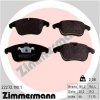 ZIMMERMANN Sada brzdovych platniciek kotucovej brzdy 22272.190.1