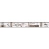 Samolepiace bordúry D 58-038-3, rozmer 5 m x 5,8 cm, Coffee, IMPOL TRADE